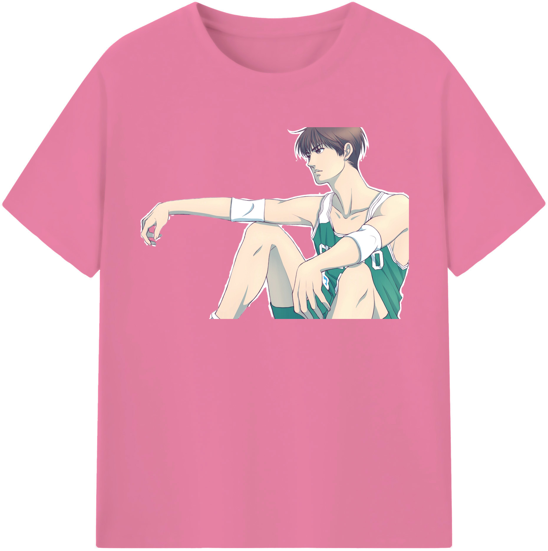 SLAM DUNK／スラムダンク 綿100％半袖Tシャツ（フロントプリント）
